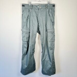 686 Mannual Infinity Ski Pant Mens XL Gray Snowboard Waterproof Breathable‎